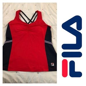 NWT - Fila Heritage Cami Red/White/Blue size Medium.